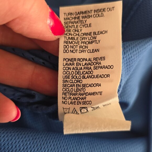 Detroit Lions Football Jersey Youth Large Blue NFL Football Stafford 9 Nike NFL - Picture 9 of 9